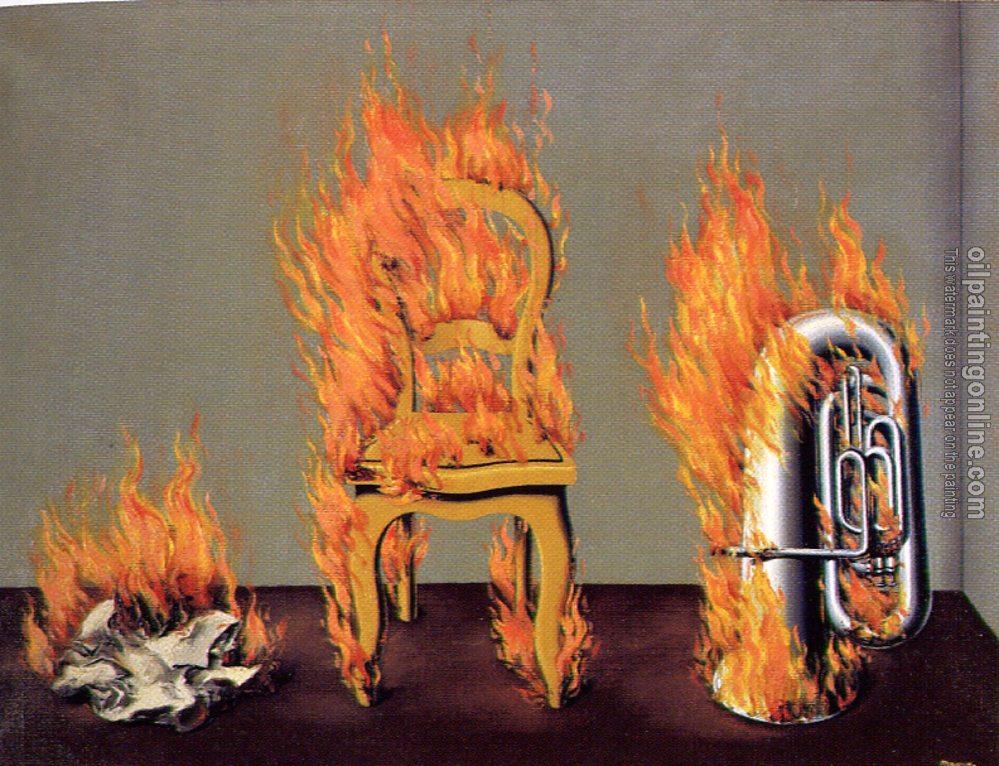 Magritte, Rene - the ladder of fire